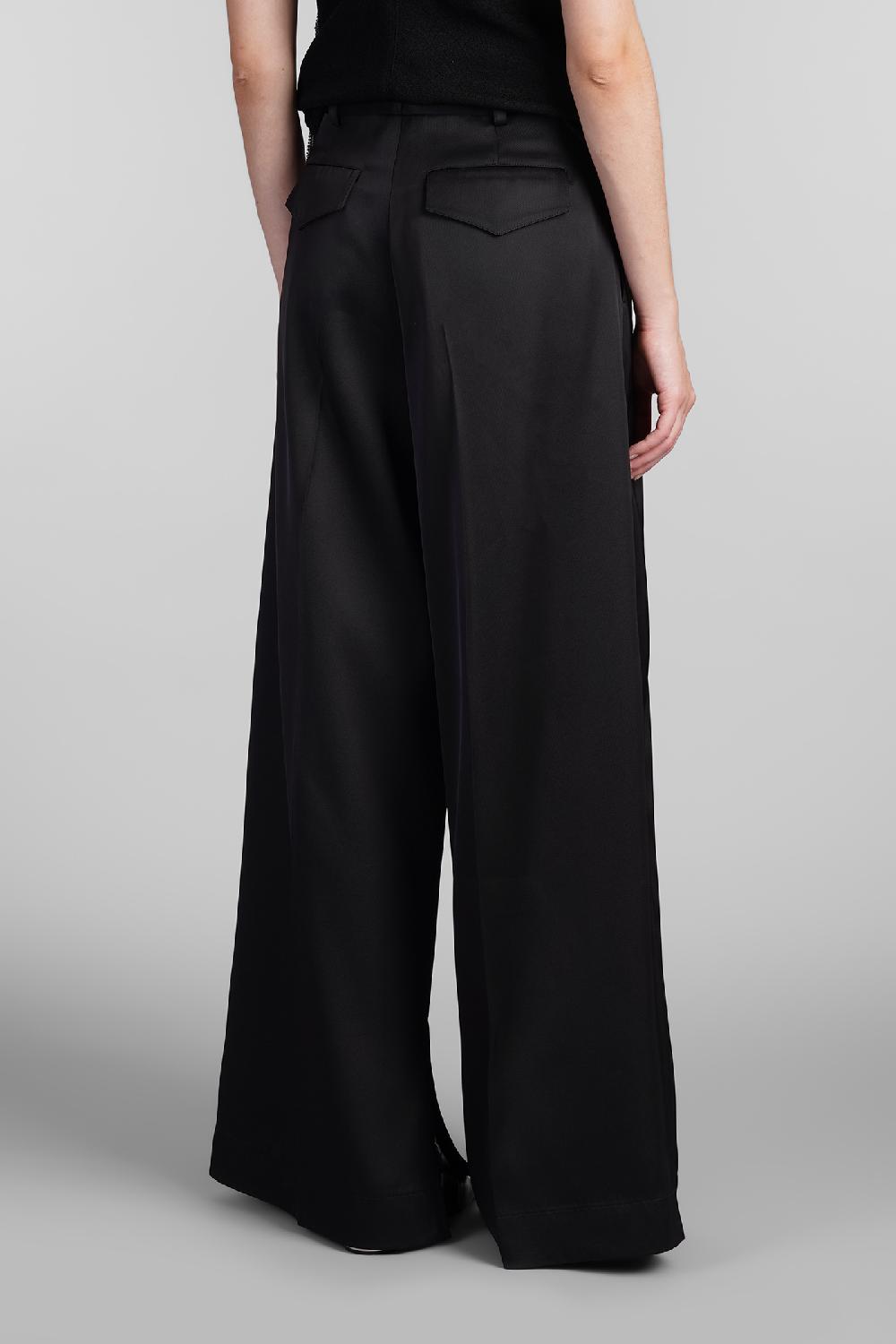 Deliberti Jil Sander Pantalone In Seta Nera Cod. 409386 - Deliberti The Luxury Shopping