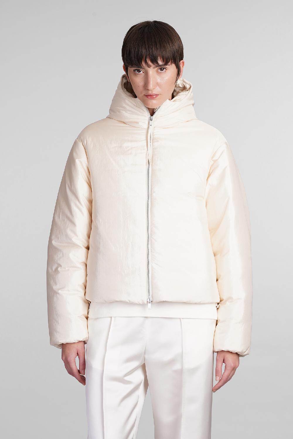 Deliberti Jil Sander Piumino in poliammide beige cod. 404793 - Deliberti The Luxury Shopping