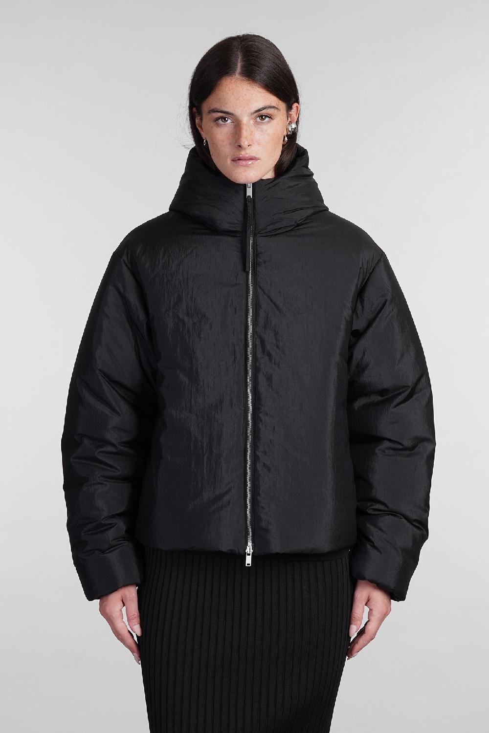 Deliberti Jil Sander Piumino in poliammide nera cod. 404792 - Deliberti The Luxury Shopping