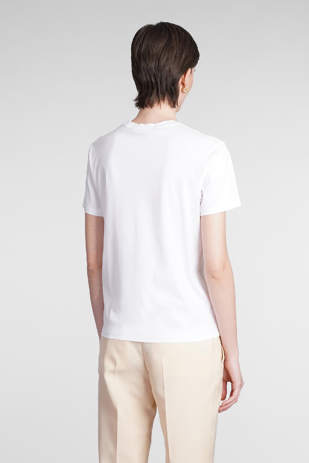 Deliberti Jil Sander T-shirt In Cotone Bianco Cod. 369052 - Deliberti The Luxury Shopping