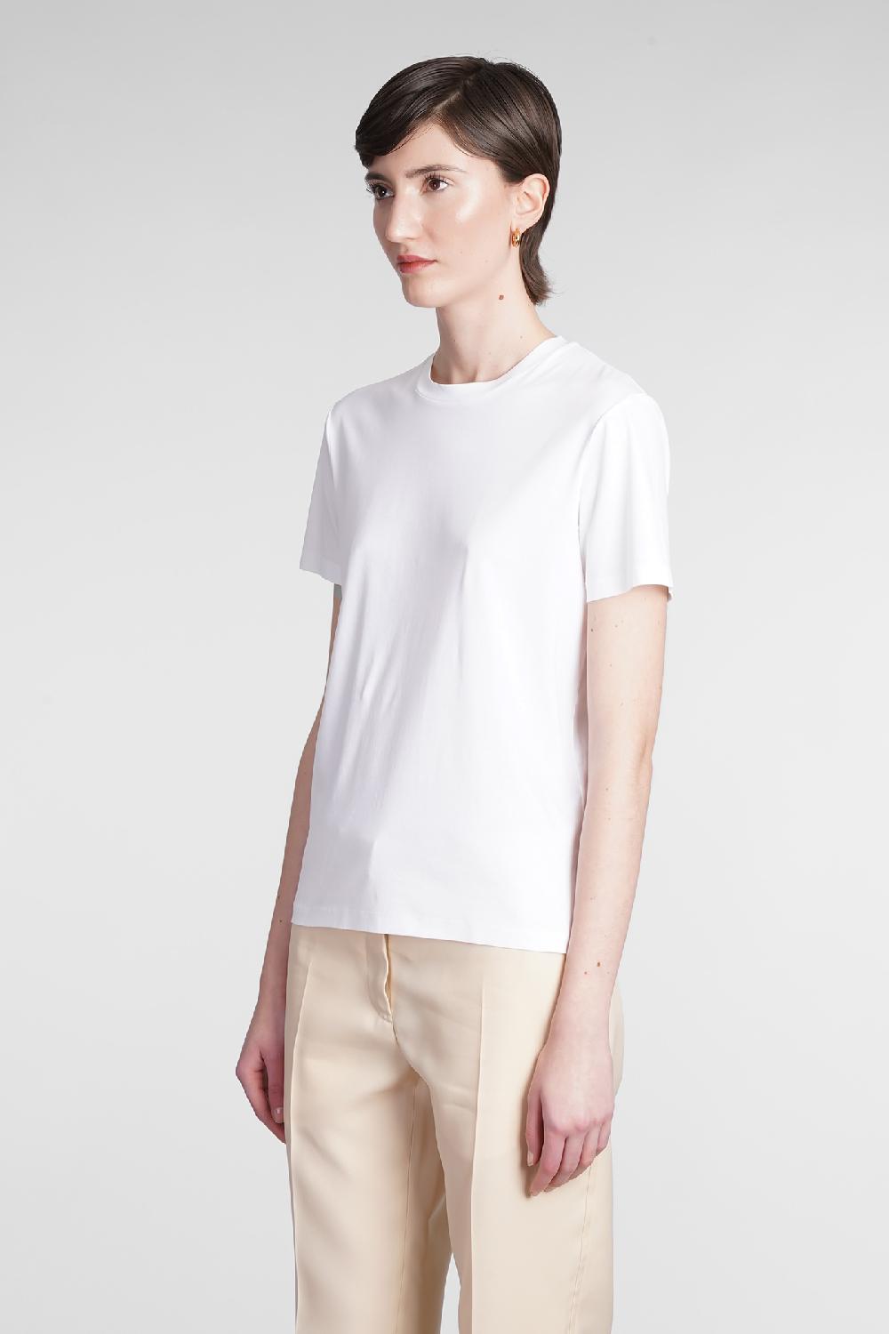 Deliberti Jil Sander T-shirt In Cotone Bianco Cod. 369052 - Deliberti The Luxury Shopping