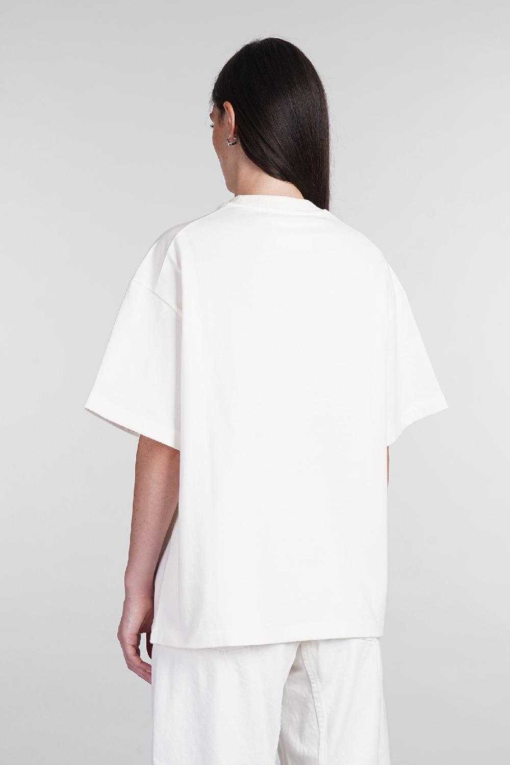 Deliberti Jil Sander T-shirt In Cotone Bianco Cod. 404722 - Deliberti The Luxury Shopping