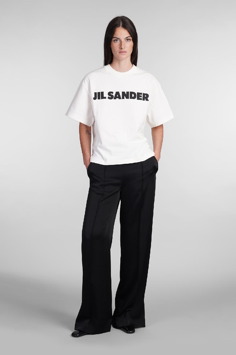 Deliberti Jil Sander T-shirt In Cotone Bianco Cod. 404788 - Deliberti The Luxury Shopping