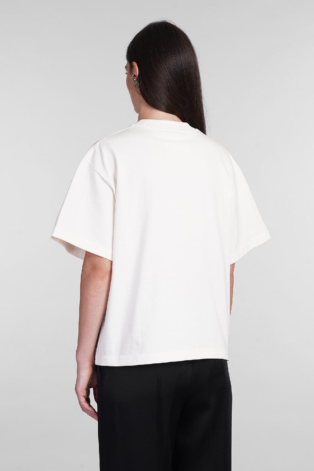 Deliberti Jil Sander T-shirt In Cotone Bianco Cod. 404788 - Deliberti The Luxury Shopping