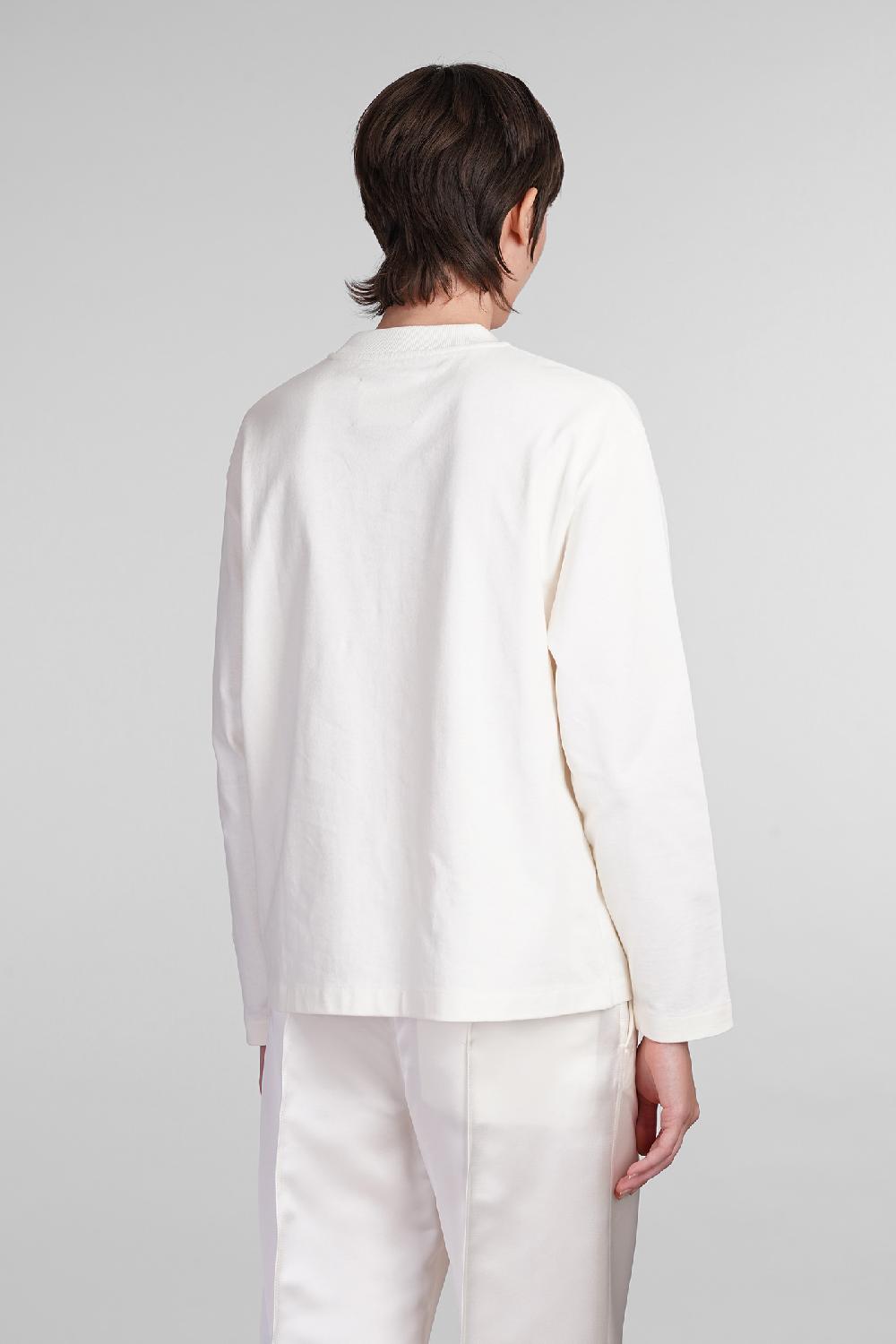 Deliberti Jil Sander T-shirt In Cotone Bianco Cod. 404789 - Deliberti The Luxury Shopping