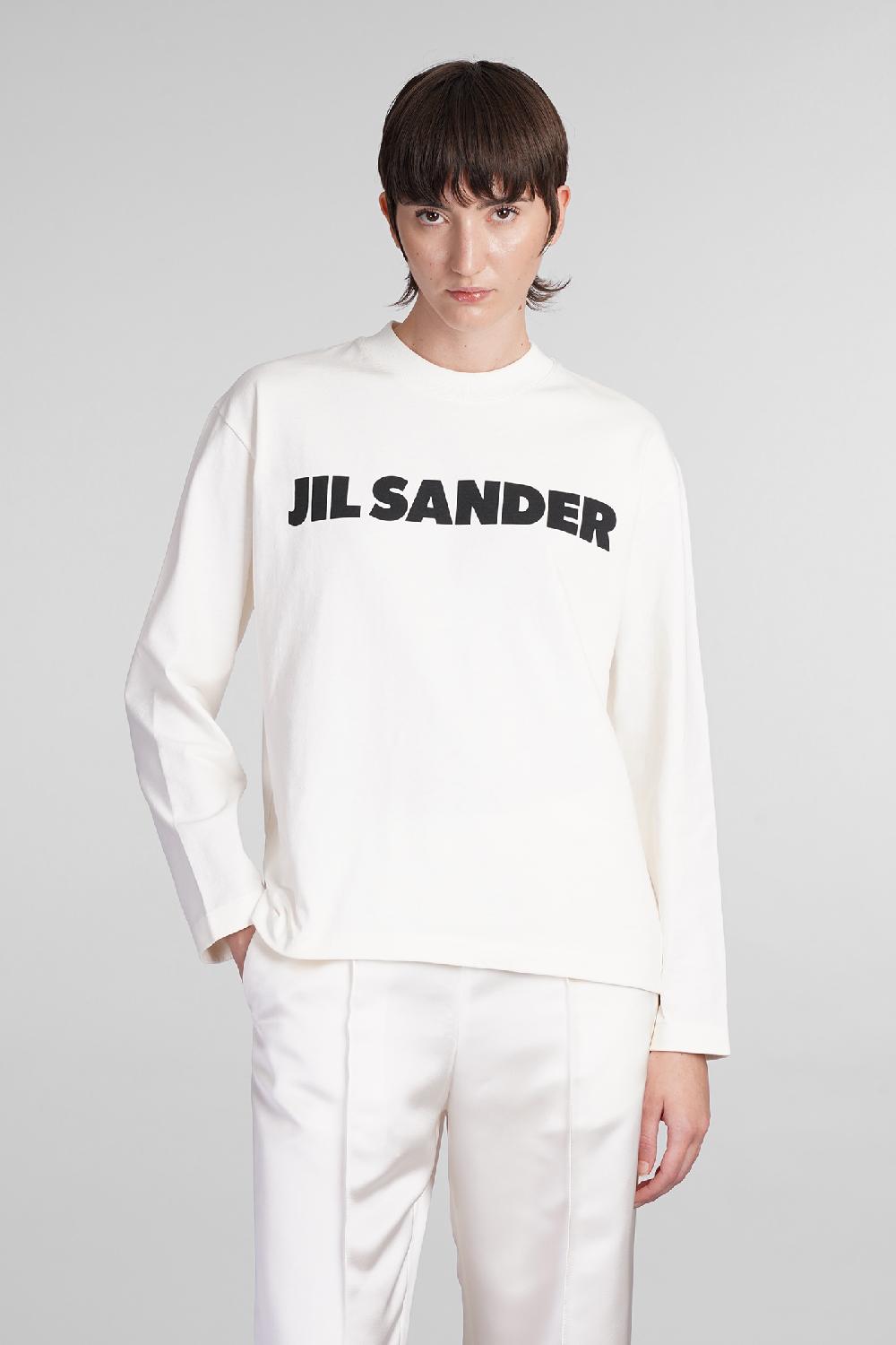 Deliberti Jil Sander T-shirt in cotone bianco cod. 404789 - Deliberti The Luxury Shopping