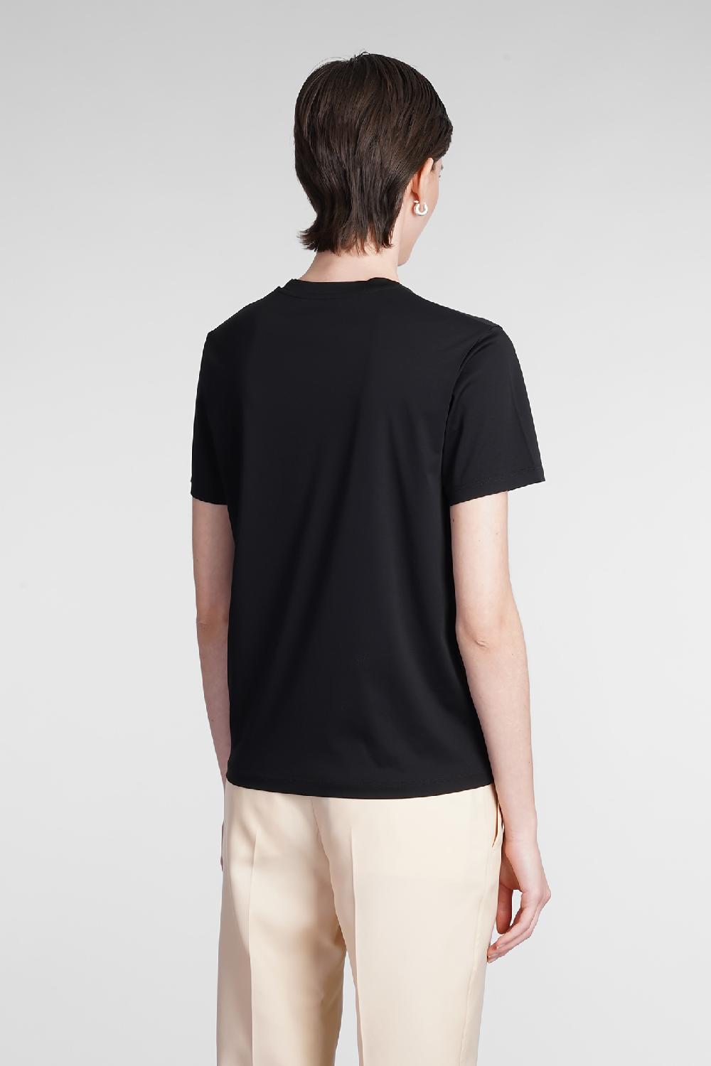 Deliberti Jil Sander T-shirt In Cotone Nero Cod. 368298 - Deliberti The Luxury Shopping