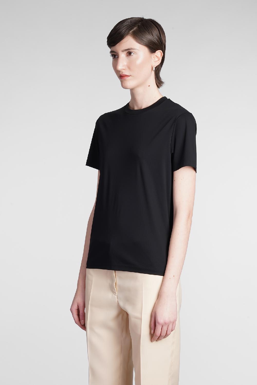 Deliberti Jil Sander T-shirt In Cotone Nero Cod. 368298 - Deliberti The Luxury Shopping