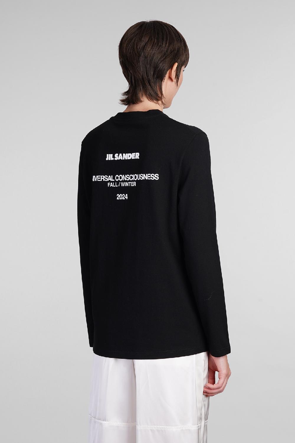 Deliberti Jil Sander T-shirt In Cotone Nero Cod. 404778 - Deliberti The Luxury Shopping
