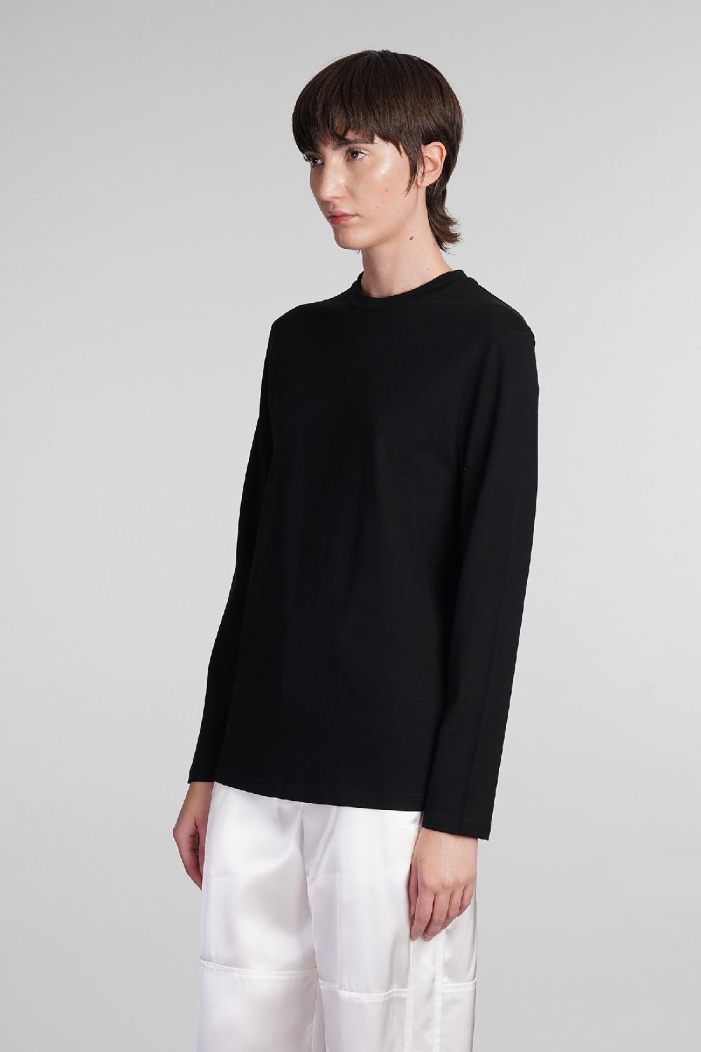 Deliberti Jil Sander T-shirt In Cotone Nero Cod. 404778 - Deliberti The Luxury Shopping