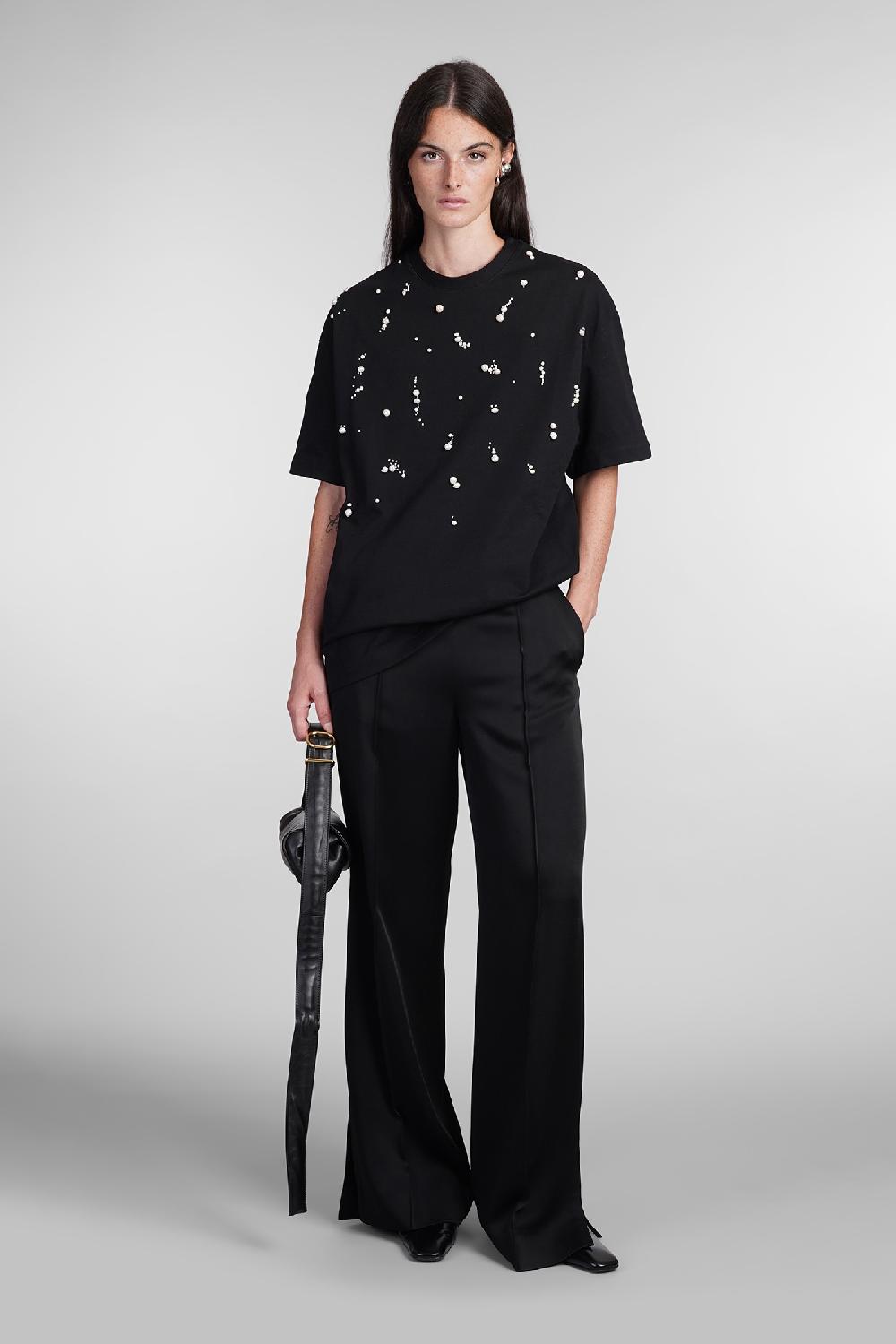 Deliberti Jil Sander T-shirt In Cotone Nero Cod. 404790 - Deliberti The Luxury Shopping