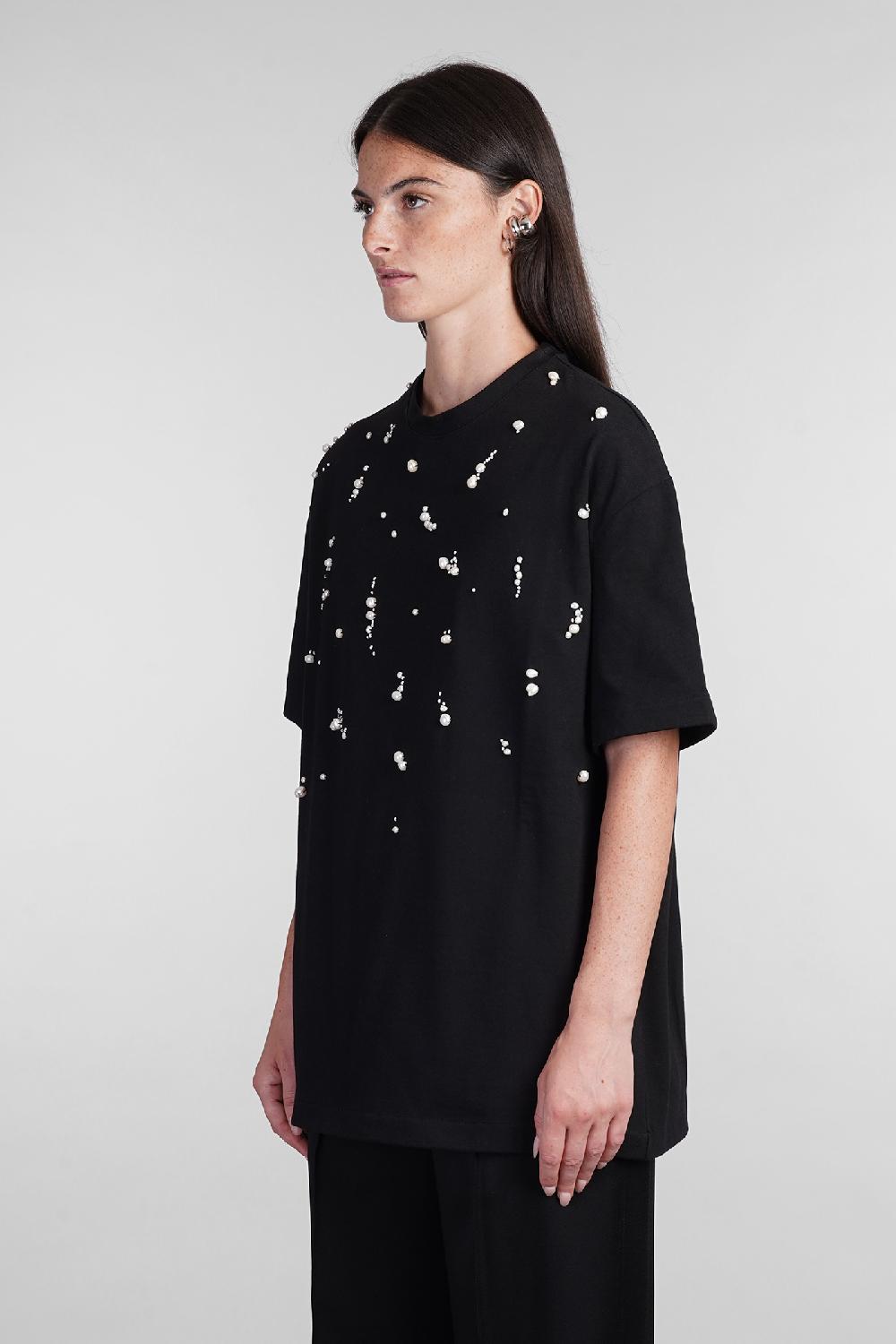 Deliberti Jil Sander T-shirt In Cotone Nero Cod. 404790 - Deliberti The Luxury Shopping