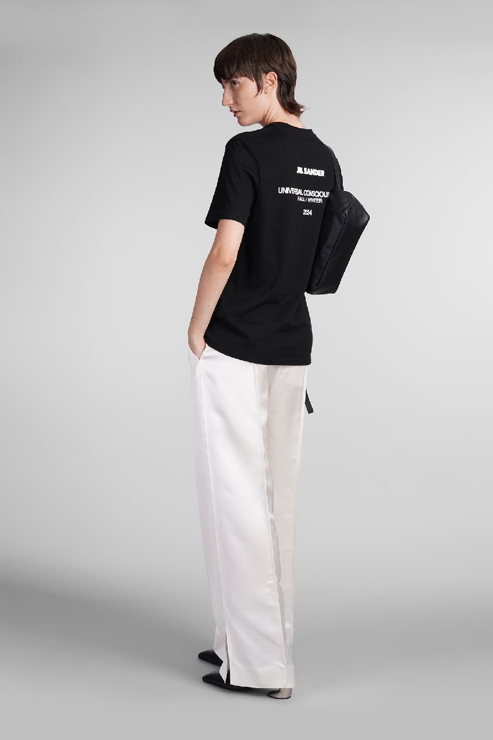 Deliberti Jil Sander T-shirt In Cotone Nero Cod. 404791 - Deliberti The Luxury Shopping