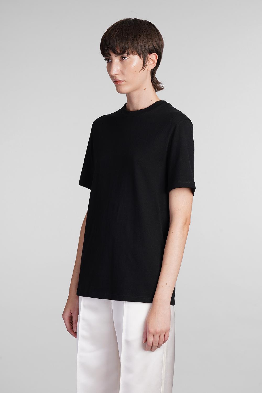 Deliberti Jil Sander T-shirt In Cotone Nero Cod. 404791 - Deliberti The Luxury Shopping
