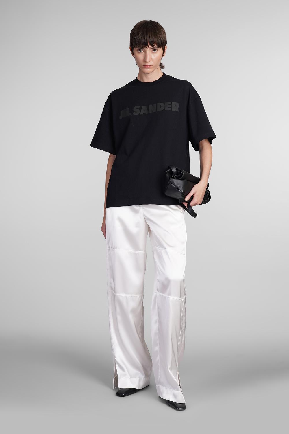 Deliberti Jil Sander T-shirt In Cotone Nero Cod. 405285 - Deliberti The Luxury Shopping