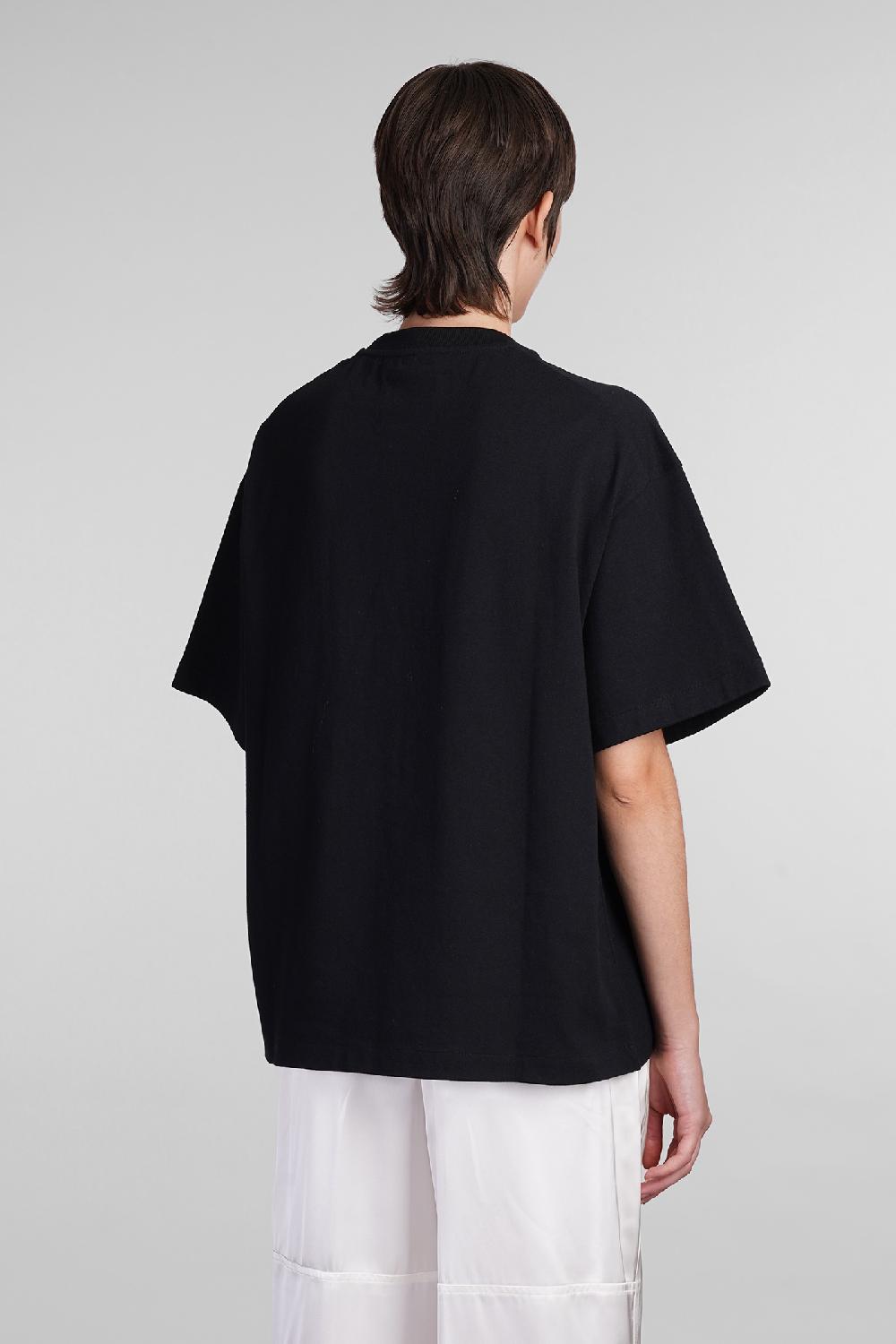 Deliberti Jil Sander T-shirt In Cotone Nero Cod. 405285 - Deliberti The Luxury Shopping