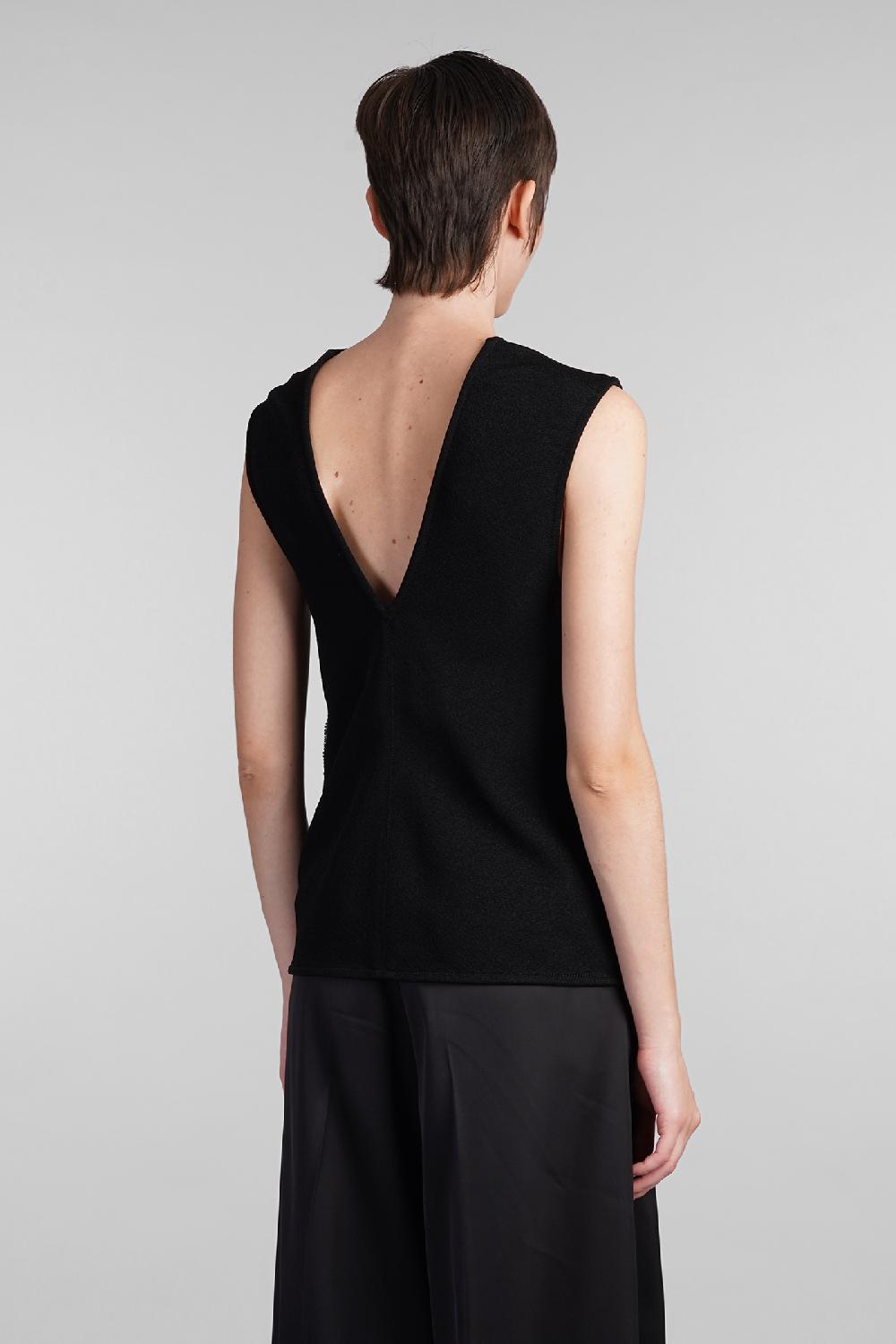 Deliberti Jil Sander Topwear In Viscosa Nera Cod. 409652 - Deliberti The Luxury Shopping