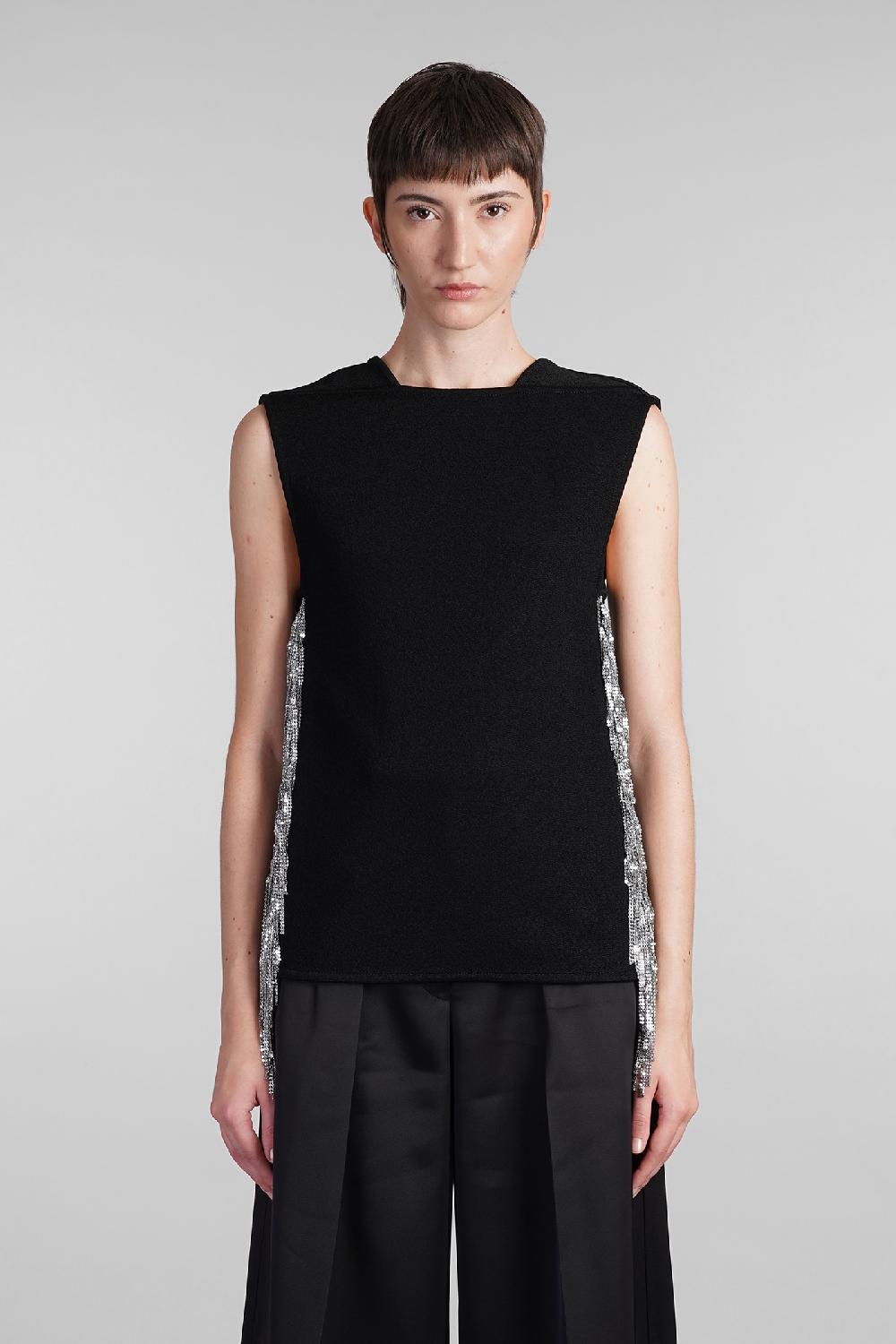 Deliberti Jil Sander Topwear in viscosa nera cod. 409652 - Deliberti The Luxury Shopping
