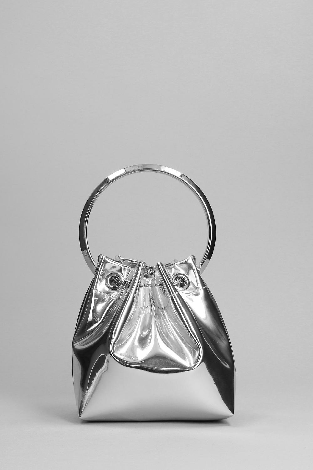 Deliberti Jimmy Choo Borsa A Mano Bon Bon In Pelle Argento Cod. 396380 - Deliberti The Luxury Shopping