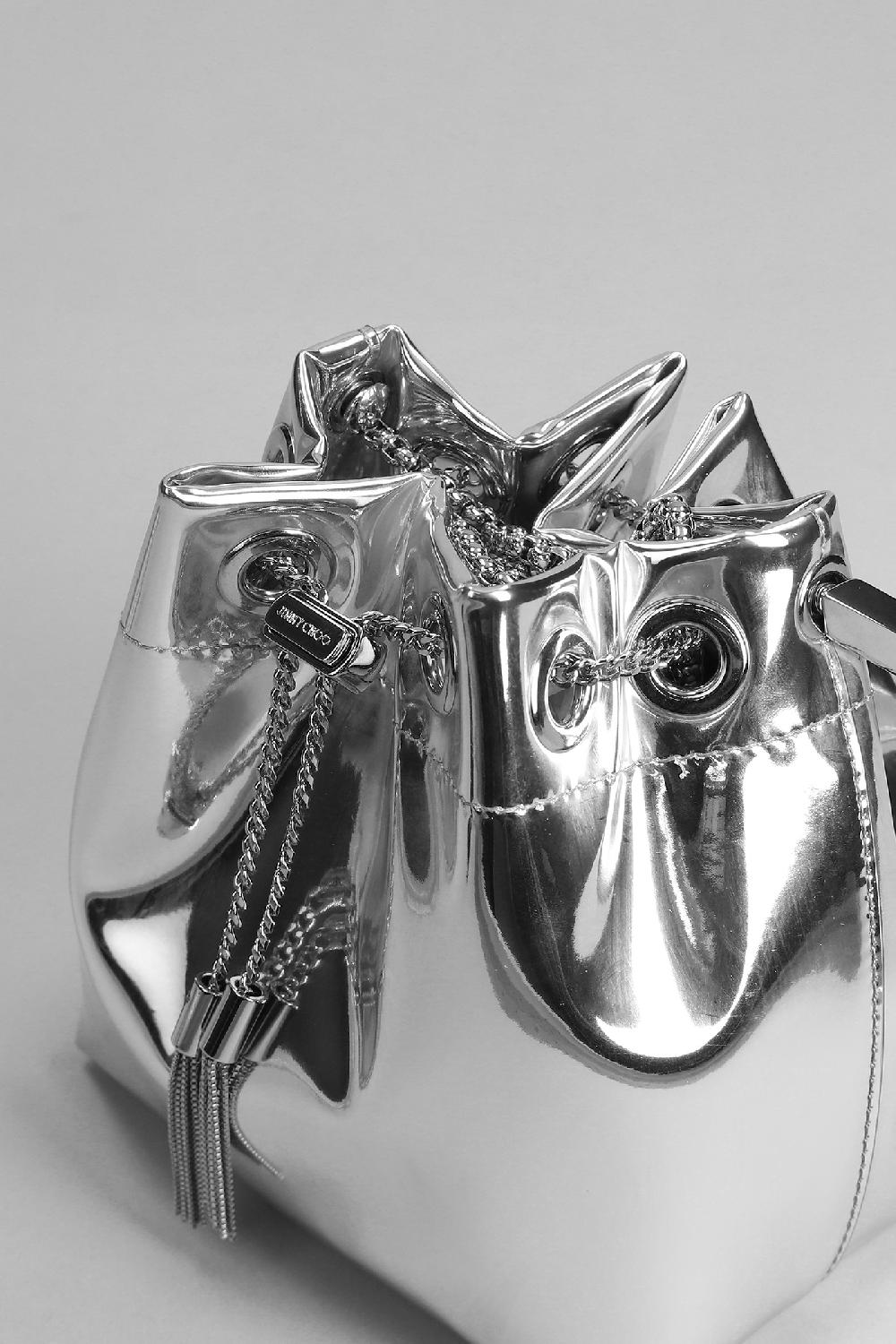 Deliberti Jimmy Choo Borsa A Mano Bon Bon In Pelle Argento Cod. 396380 - Deliberti The Luxury Shopping