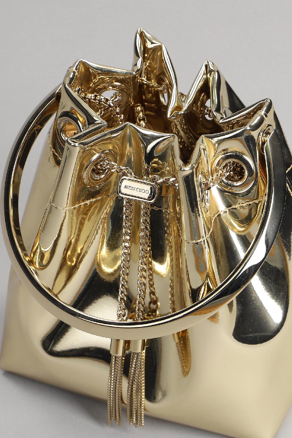 Deliberti Jimmy Choo Borsa A Mano Bon Bon In Pelle Oro Cod. 380491 - Deliberti The Luxury Shopping