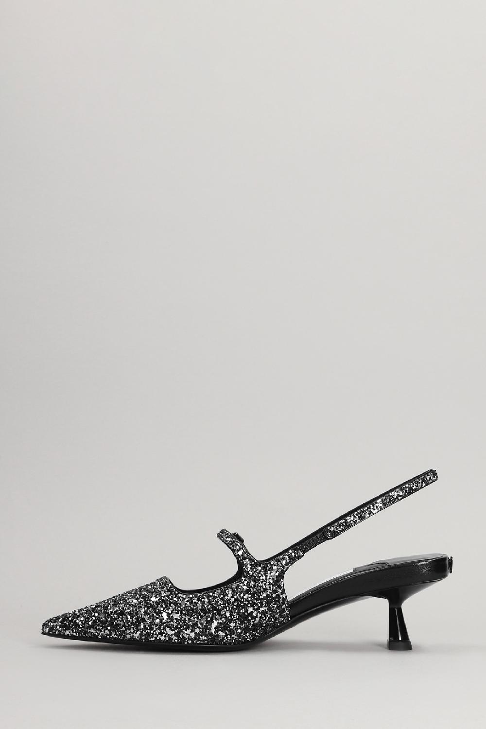 Deliberti Jimmy Choo Decollete Didi 45 In Glitter Nero Cod. 401986 - Deliberti The Luxury Shopping