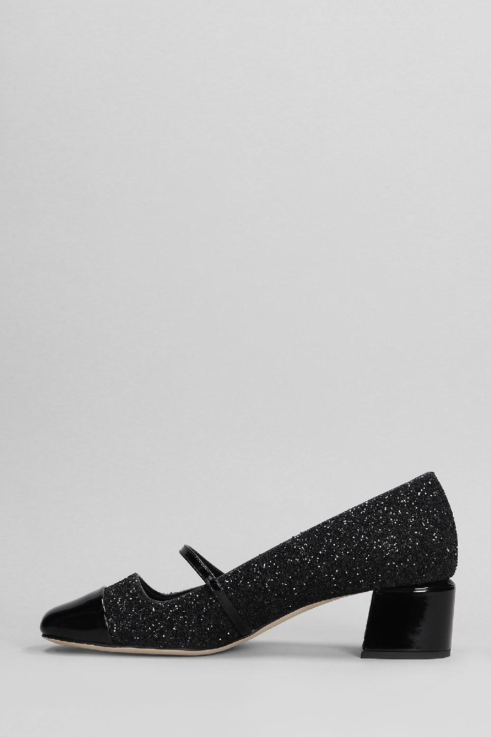 Deliberti Jimmy Choo Decollete Elisa 45 In Glitter Nero Cod. 401984 - Deliberti The Luxury Shopping