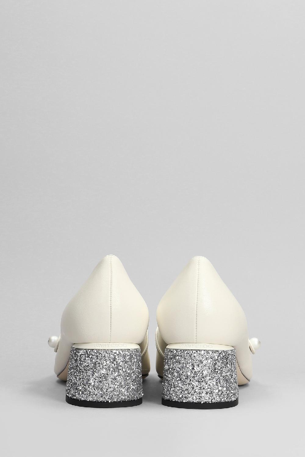 Deliberti Jimmy Choo Decollete Elisa 45 In Pelle Beige Cod. 401983 - Deliberti The Luxury Shopping