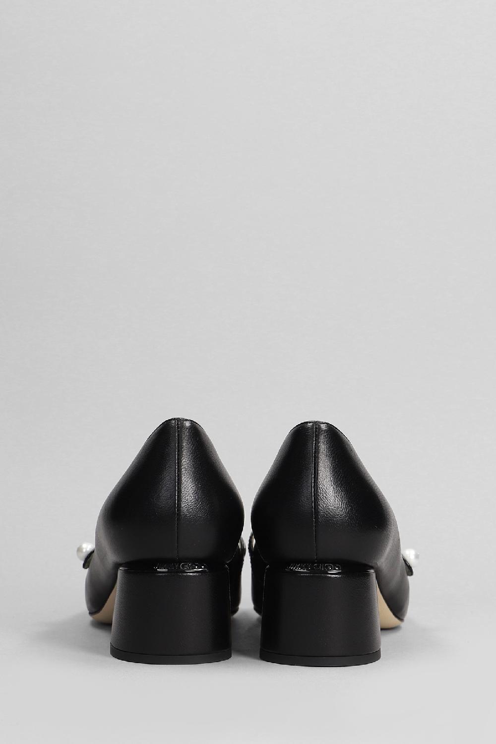 Deliberti Jimmy Choo Decollete Elisa 45 In Pelle Nera Cod. 401981 - Deliberti The Luxury Shopping