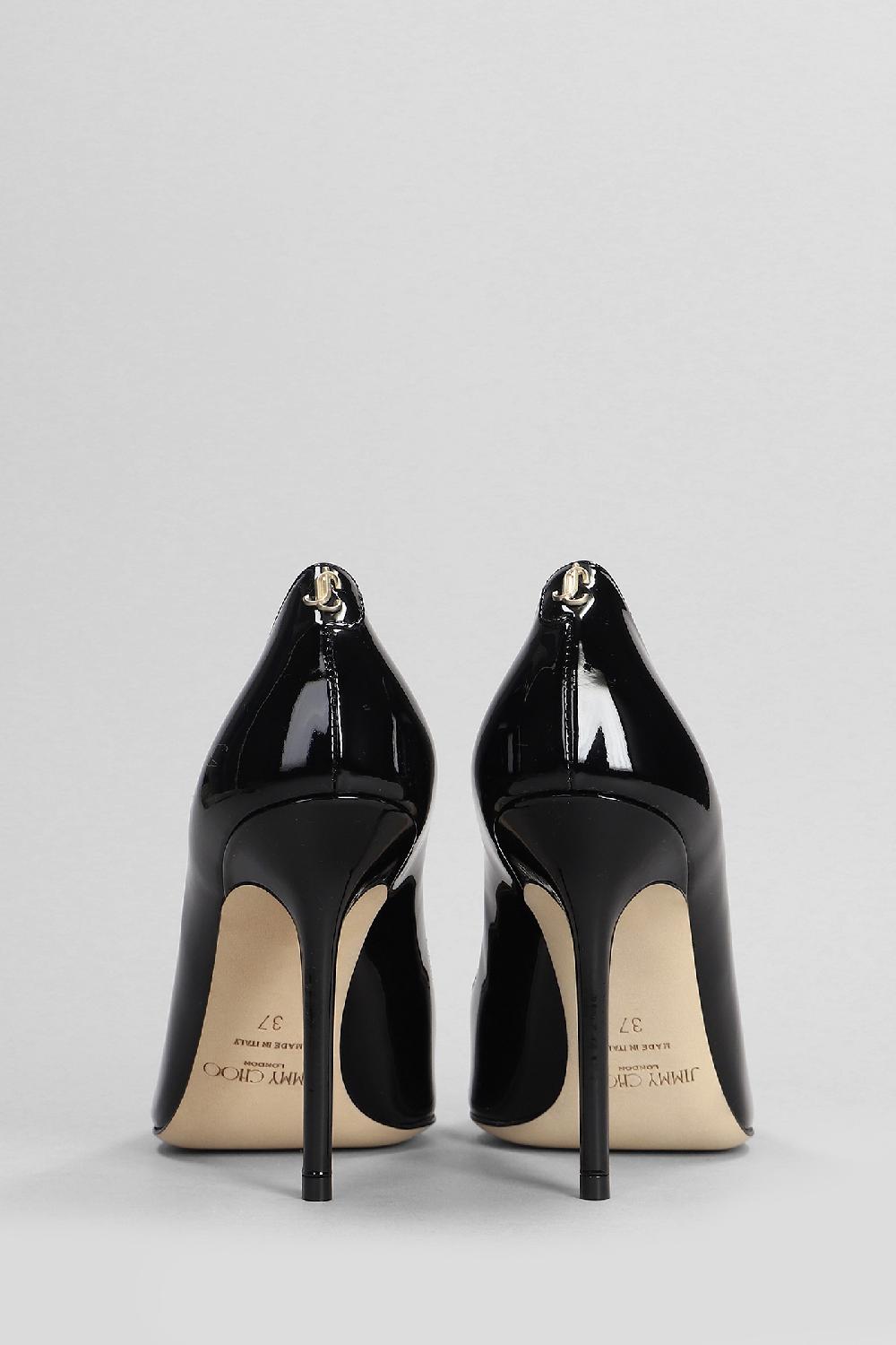 Deliberti Jimmy Choo Decollete Love 100 In Vernice Nera Cod. 403674 - Deliberti The Luxury Shopping