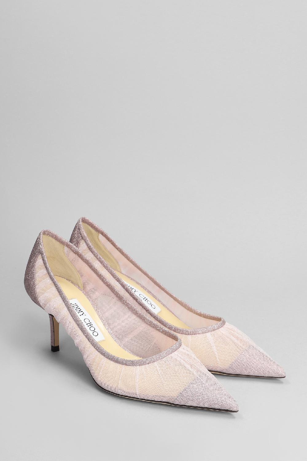 Deliberti Jimmy Choo Decollete Love 65 In Tulle Rosa Cod. 401987 - Deliberti The Luxury Shopping