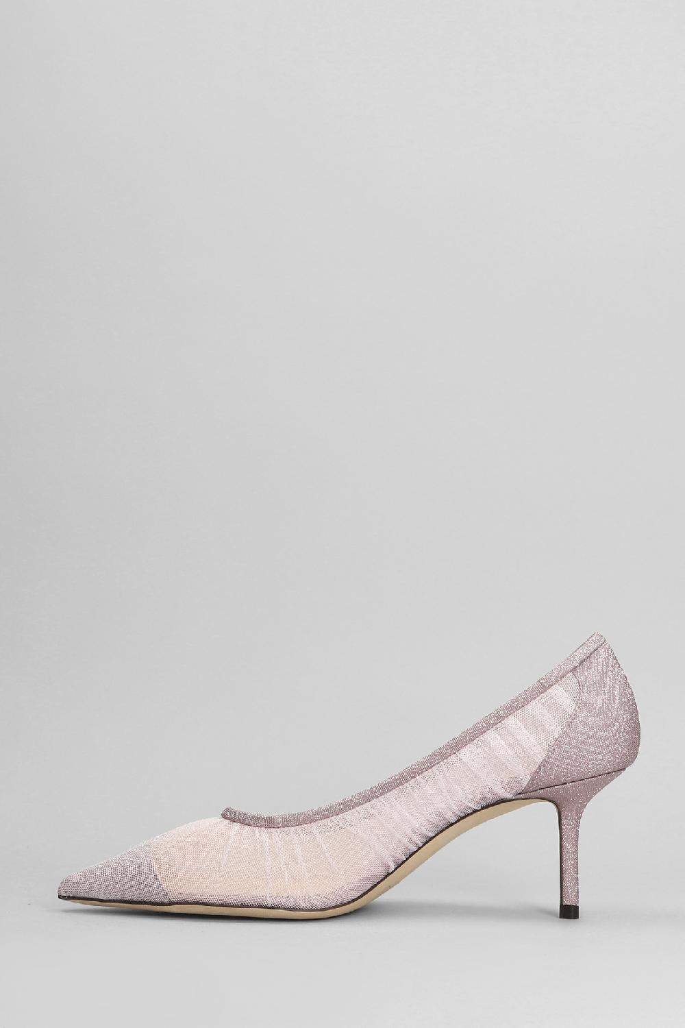 Deliberti Jimmy Choo Decollete Love 65 In Tulle Rosa Cod. 401987 - Deliberti The Luxury Shopping
