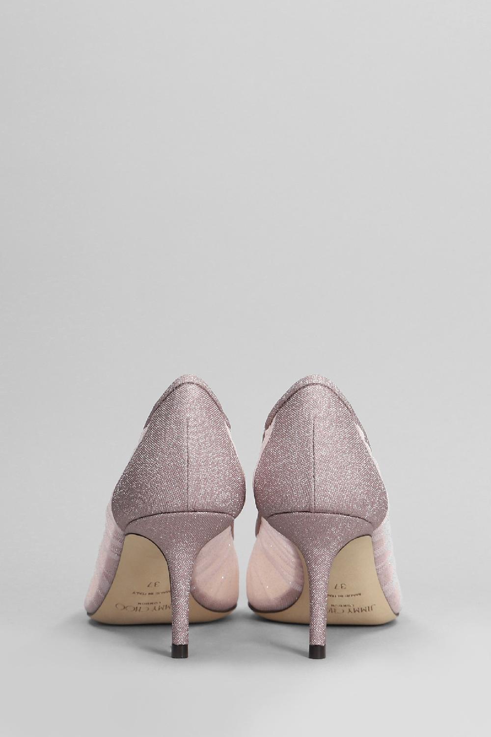 Deliberti Jimmy Choo Decollete Love 65 In Tulle Rosa Cod. 401987 - Deliberti The Luxury Shopping
