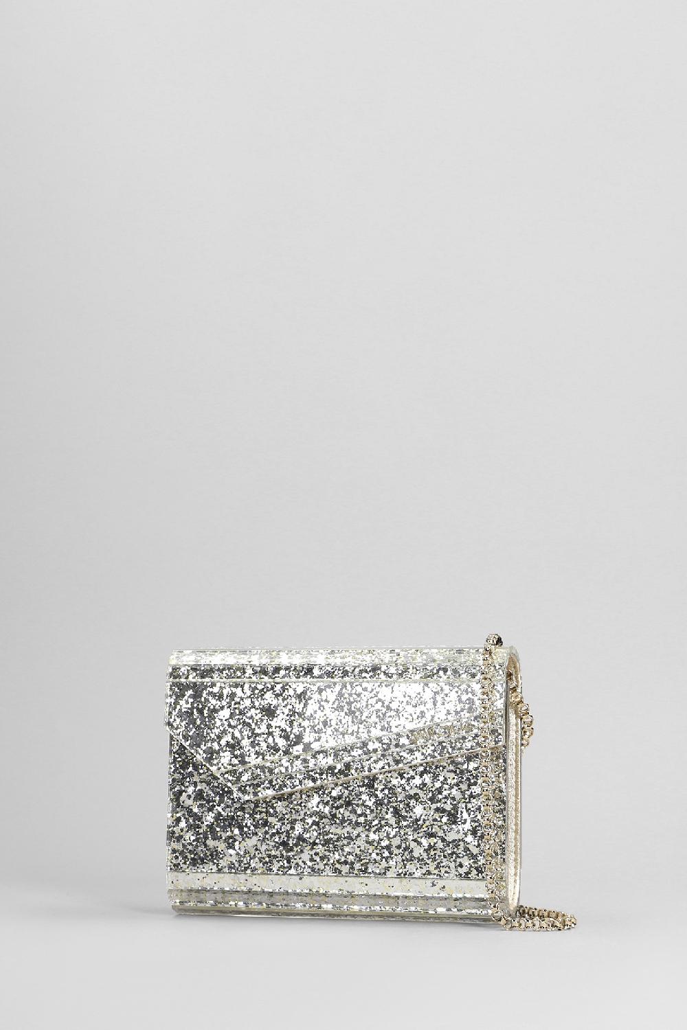 Deliberti Jimmy Choo Pochette Candy In Acrilico Argento Cod. 401994 - Deliberti The Luxury Shopping