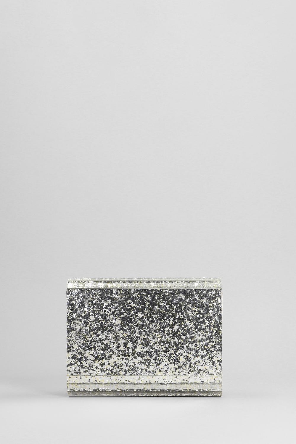 Deliberti Jimmy Choo Pochette Candy In Acrilico Argento Cod. 401994 - Deliberti The Luxury Shopping