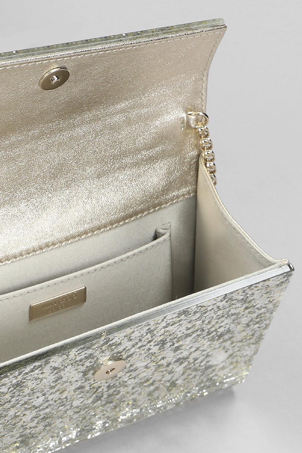 Deliberti Jimmy Choo Pochette Candy In Acrilico Argento Cod. 401994 - Deliberti The Luxury Shopping