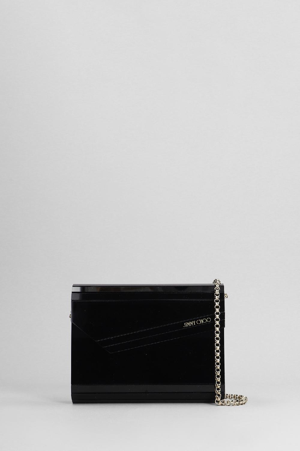 Deliberti Jimmy Choo Pochette candy in acrilico nero cod. 401992 - Deliberti The Luxury Shopping