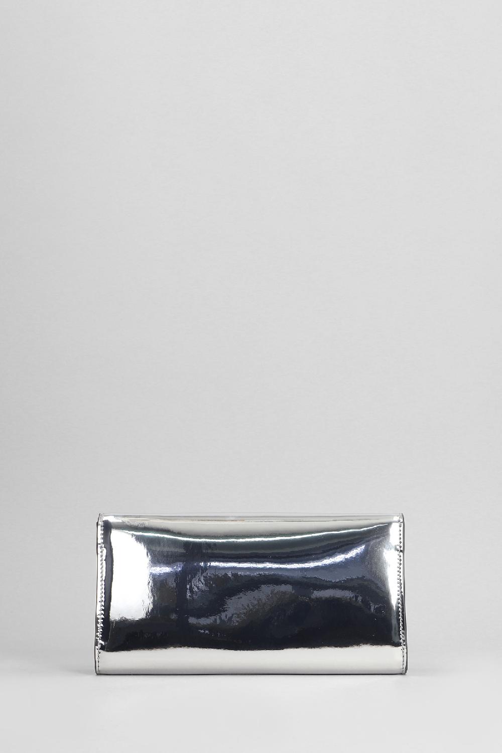 Deliberti Jimmy Choo Pochette Emmie In Pelle Argento Cod. 401989 - Deliberti The Luxury Shopping