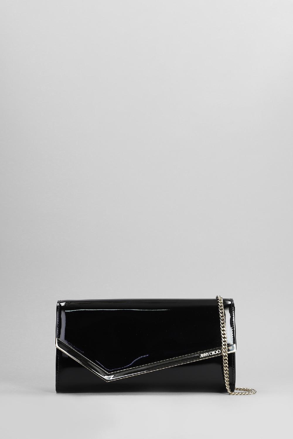 Deliberti Jimmy Choo Pochette emmie in pelle nera cod. 401988 - Deliberti The Luxury Shopping