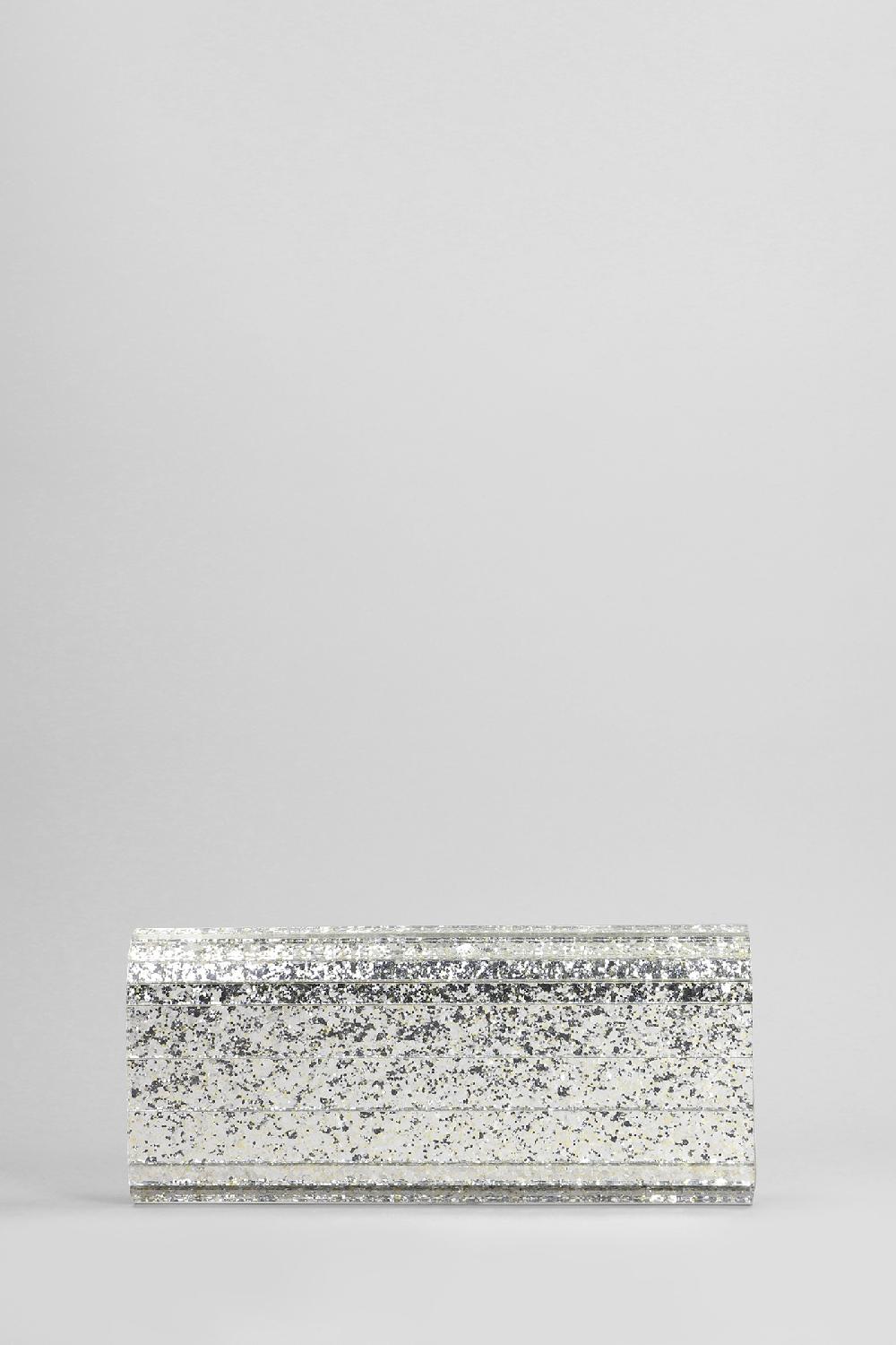 Deliberti Jimmy Choo Pochette Sweetie In Acrilico Argento Cod. 401995 - Deliberti The Luxury Shopping