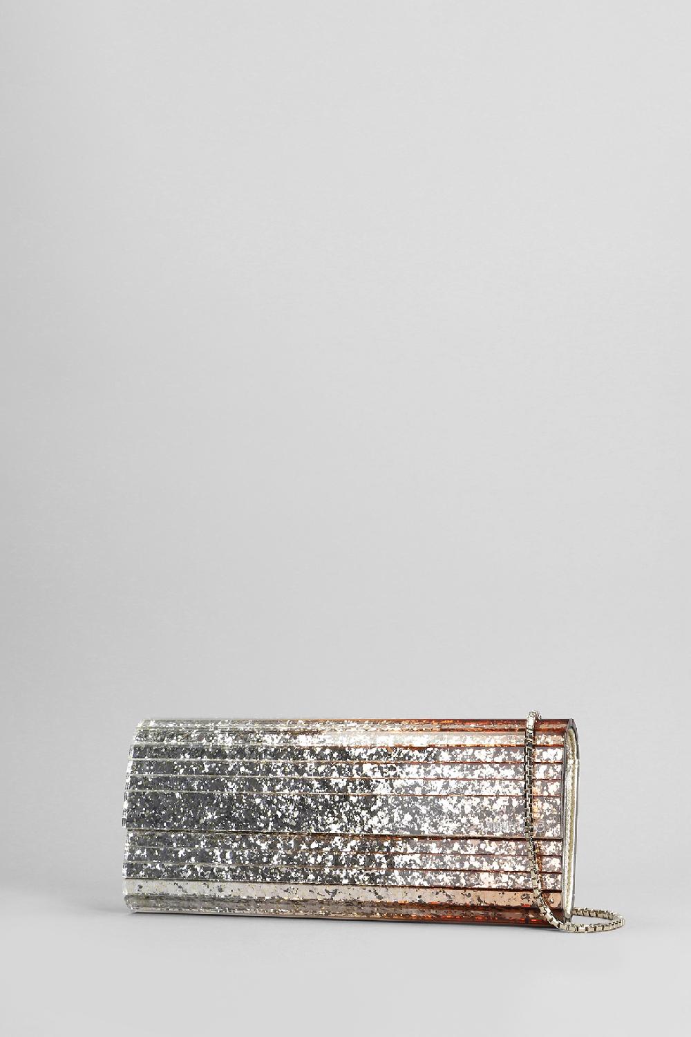 Deliberti Jimmy Choo Pochette Sweetie In Acrilico Argento Cod. 401996 - Deliberti The Luxury Shopping