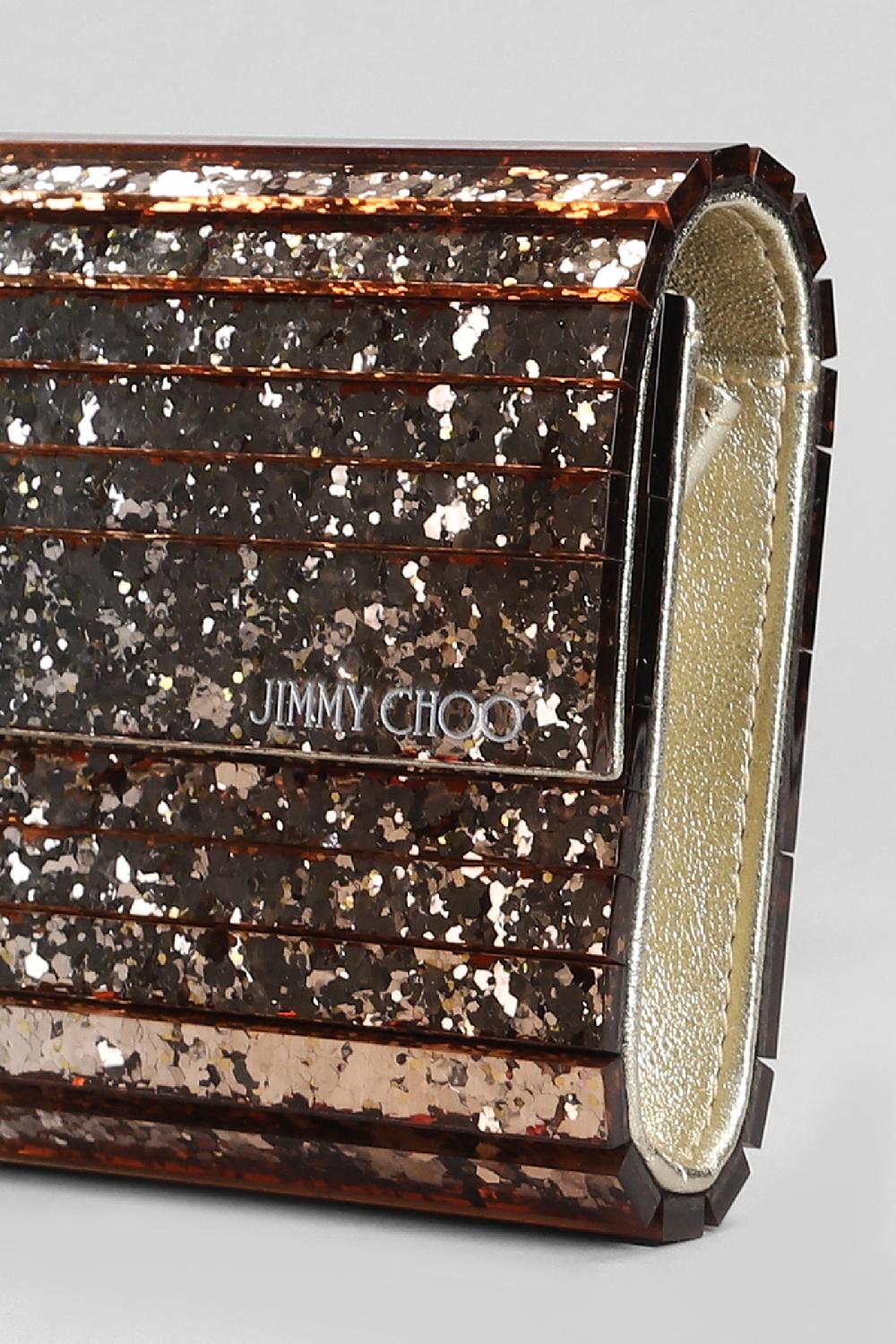 Deliberti Jimmy Choo Pochette Sweetie In Acrilico Argento Cod. 401996 - Deliberti The Luxury Shopping