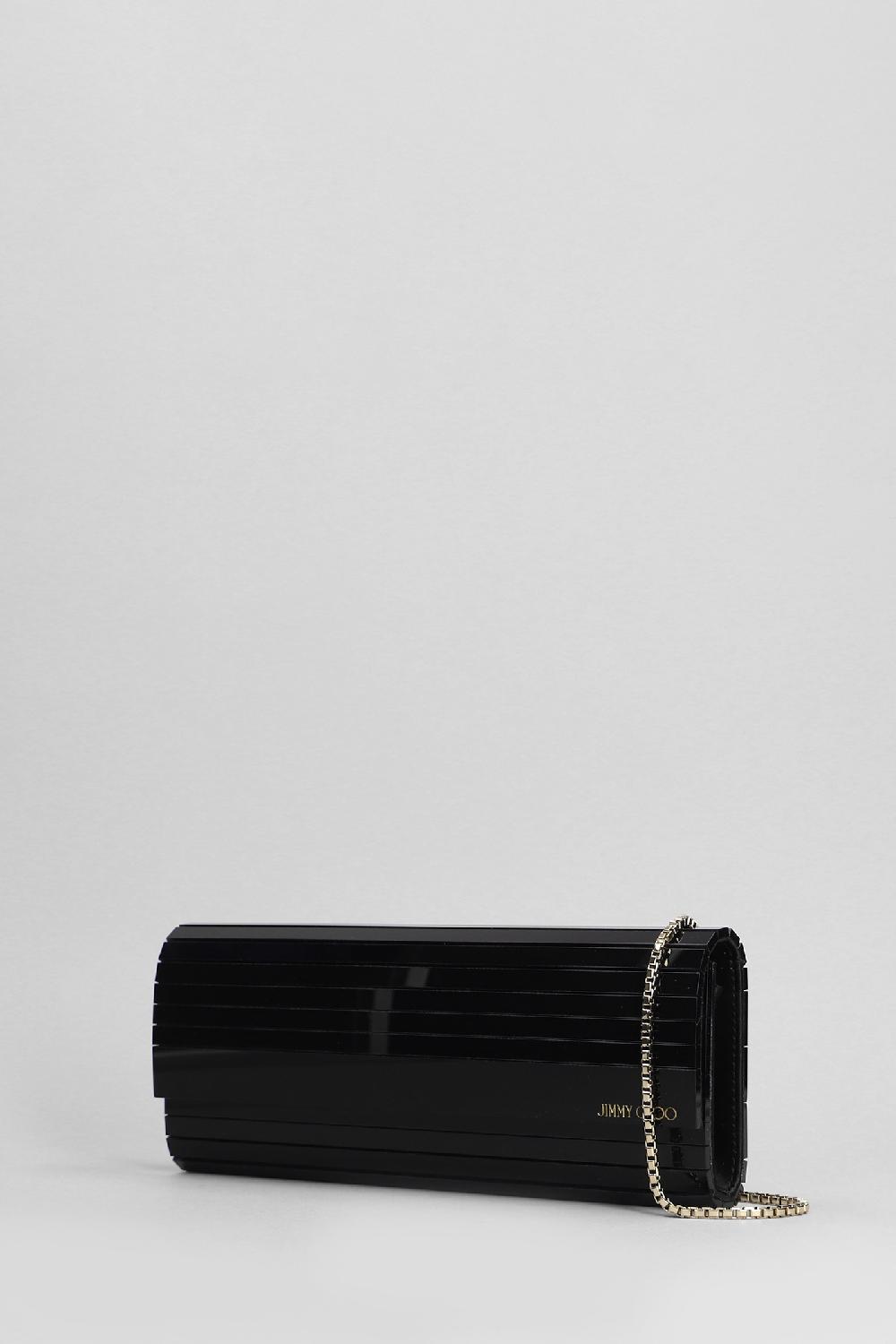 Deliberti Jimmy Choo Pochette Sweetie In Acrilico Nero Cod. 401991 - Deliberti The Luxury Shopping