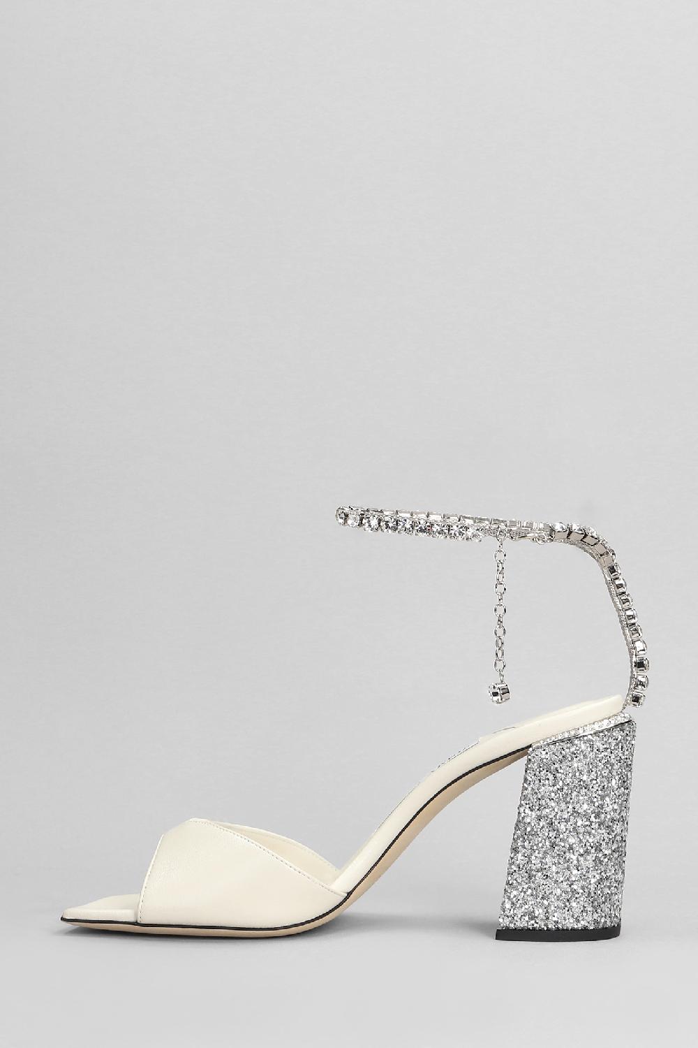 Deliberti Jimmy Choo Sandali Saeda 85 In Pelle Beige Cod. 401985 - Deliberti The Luxury Shopping
