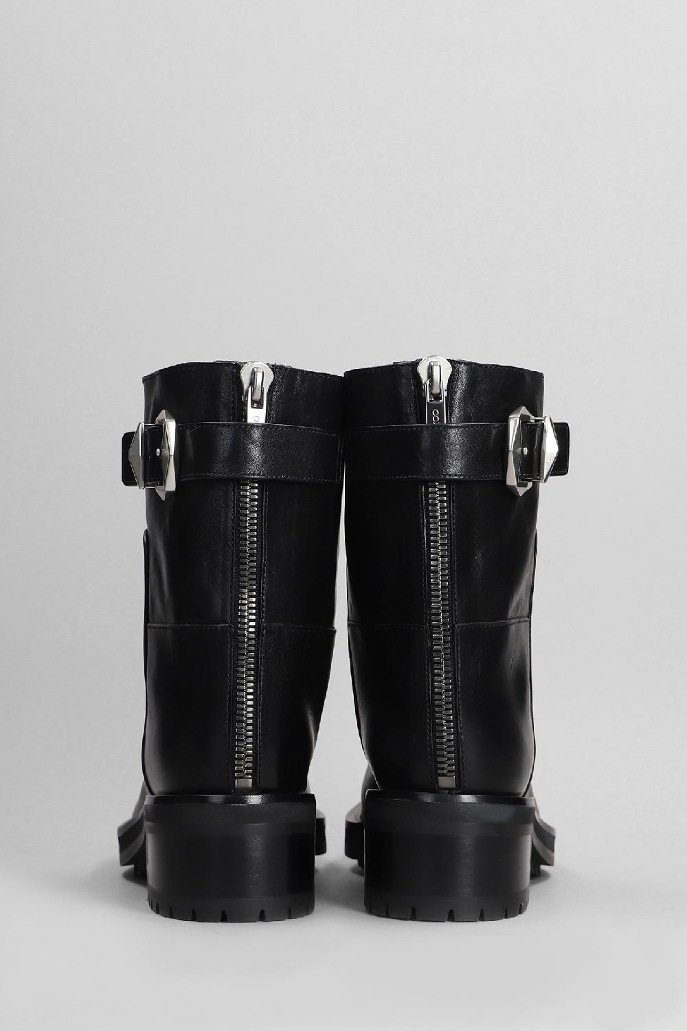 Deliberti Jimmy Choo Tronchetti Tacco Basso Brooklyn Ab 50 In Pelle Nera Cod. 405011 - Deliberti The Luxury Shopping