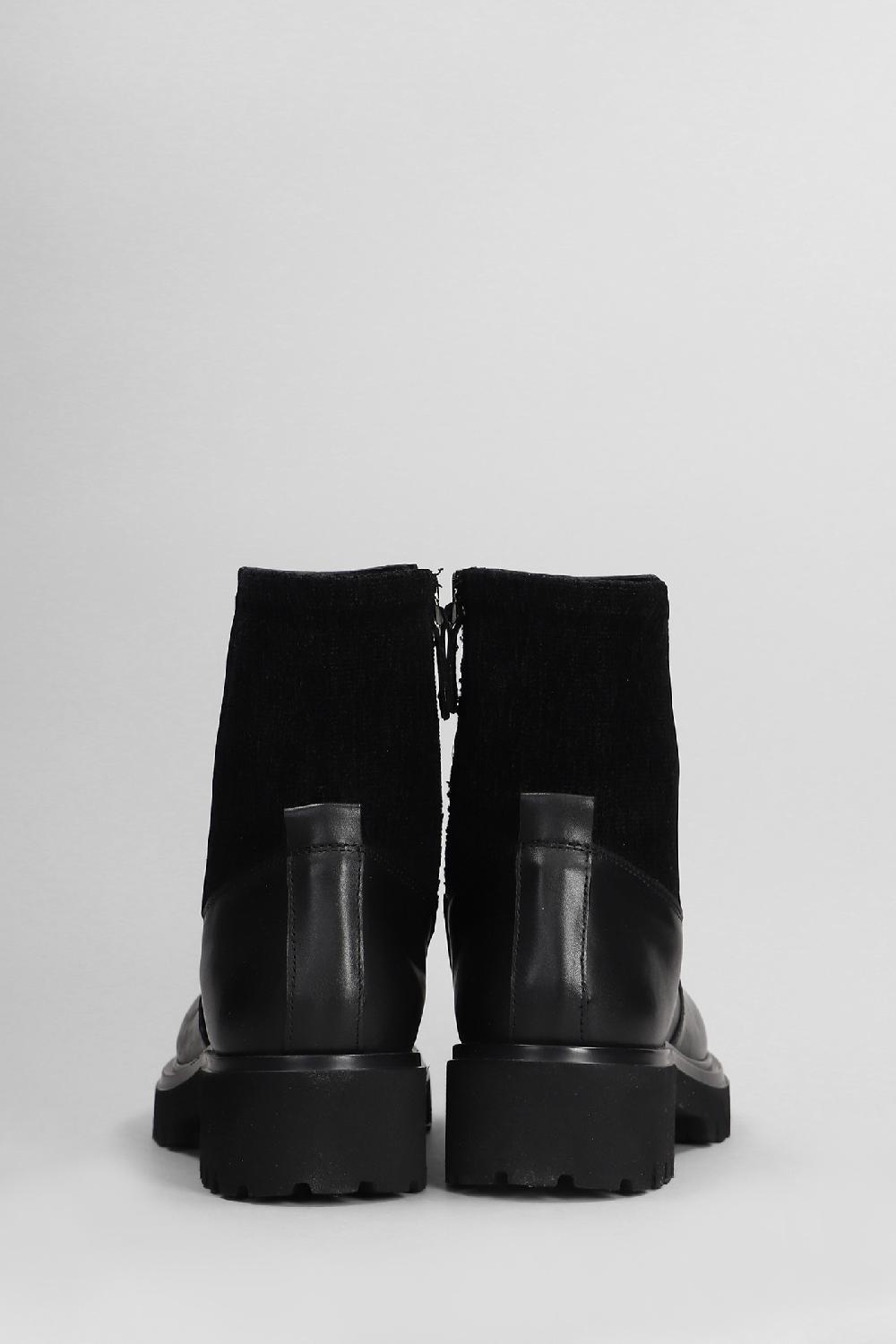 Deliberti Julie Dee Anfibi In Pelle E Camoscio Nero Cod. 406771 - Deliberti The Luxury Shopping