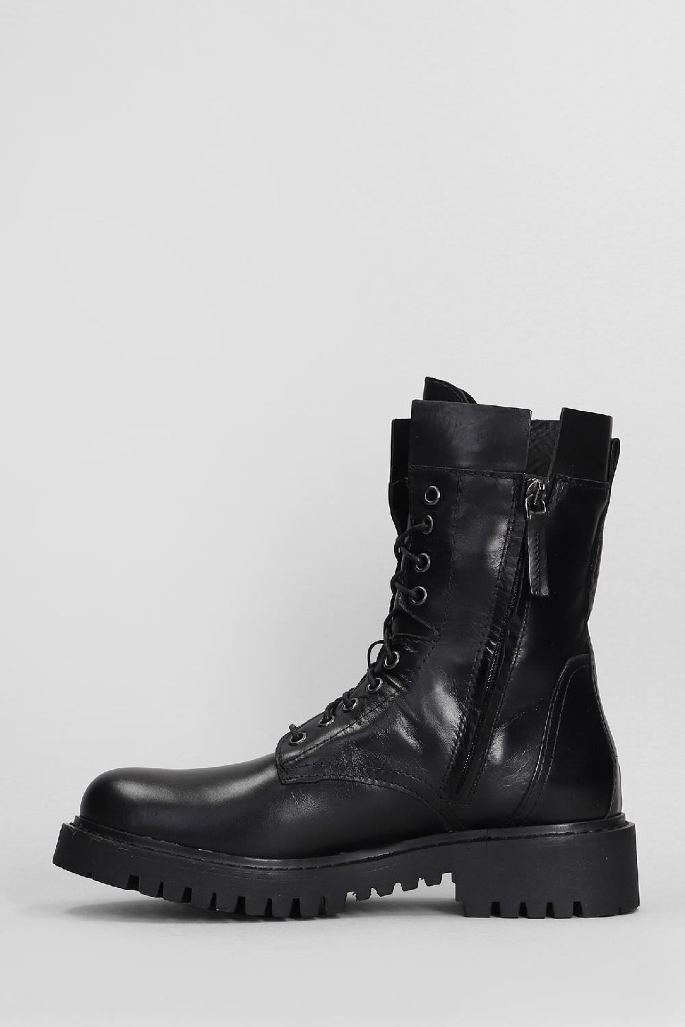 Deliberti Julie Dee Anfibi In Pelle Nera Cod. 406774 - Deliberti The Luxury Shopping