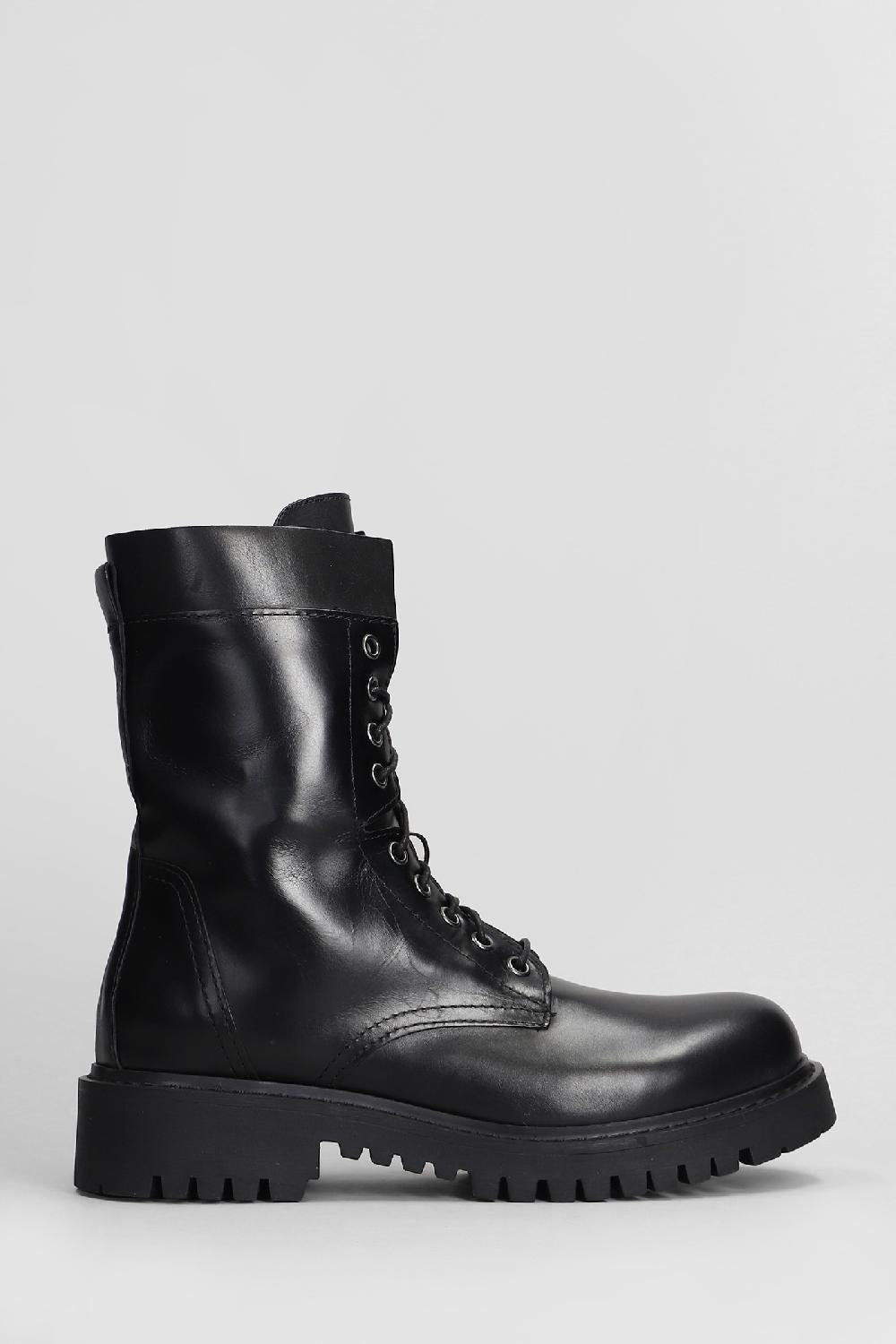 Deliberti Julie Dee Anfibi in pelle nera cod. 406774 - Deliberti The Luxury Shopping