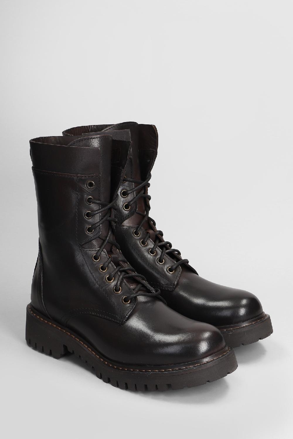 Deliberti Julie Dee Anfibi In Pelle Testa Di Moro Cod. 406775 - Deliberti The Luxury Shopping