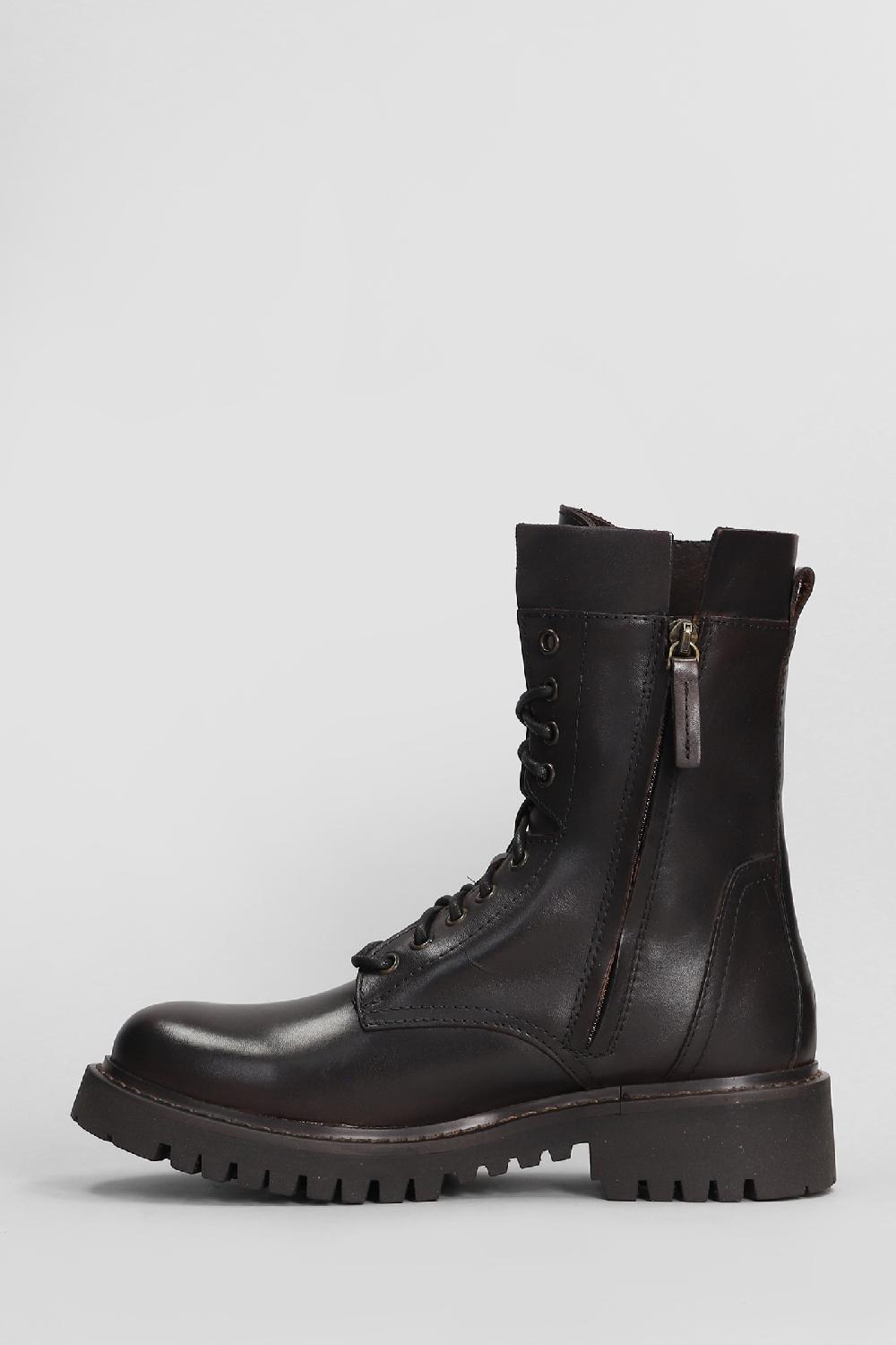 Deliberti Julie Dee Anfibi In Pelle Testa Di Moro Cod. 406775 - Deliberti The Luxury Shopping